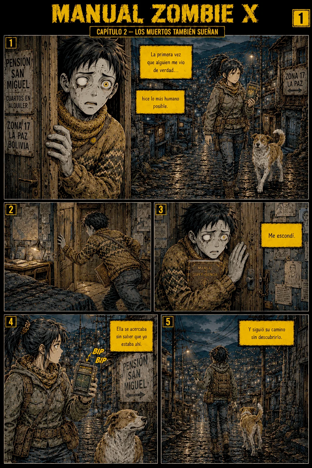 Capítulo 2 página 1 — Detrás de la puerta