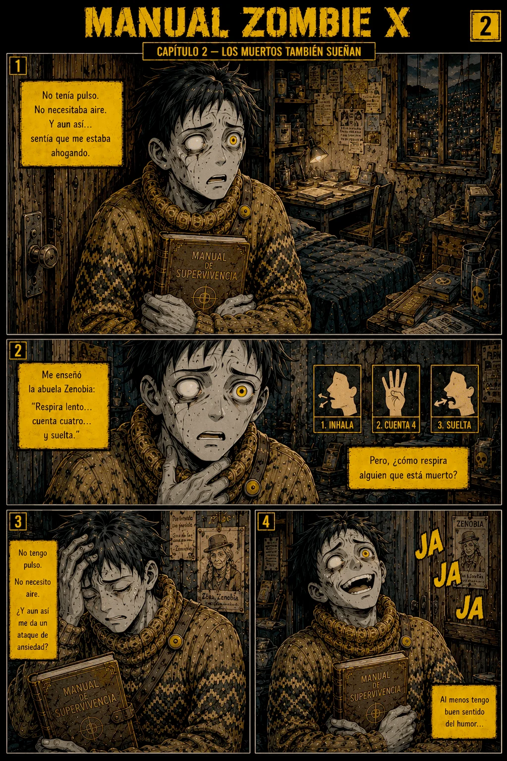 Capítulo 2 página 2 — Un muerto sin aire